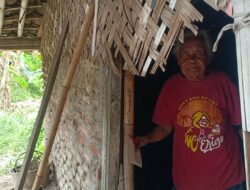 Miris, Nenek di Brebes Hidup Sebatang Kara di Rumah Reyot Tanpa Jamban