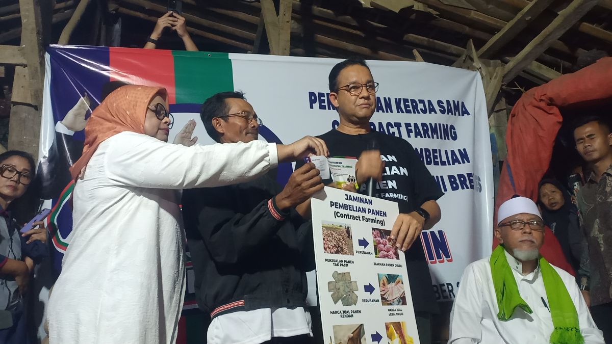 Anies Baswedan Temui Petani