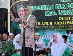 Tingkatkan Kualitas Tenaga Kerja, Nur Nadlifah Resmikan BLK Fatayat NU Larangan Brebes