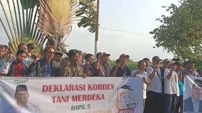 Puluhan Kelompok Tani di Brebes Deklarasikan Sudaryono Maju di Pilgub Jateng