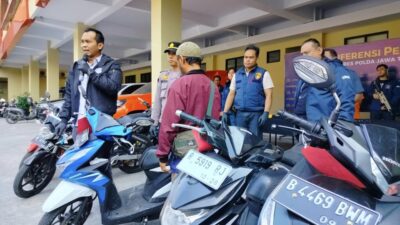 Polisi Bongkar Sindikat Curanmor di Brebes, 2 Tersangka dan 12 Motor Curian Dikembalikan ke Korban