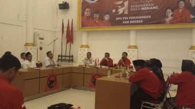 Partai Gerindra dan PKS Sambangi Kantor DPC PDIP Brebes, Sinyal Koalisi Pilkada 2024?