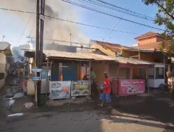 Diduga Korsleting Listrik, Rumah di Pasarbatang Brebes Ludes Dilalap Si Jago Merah