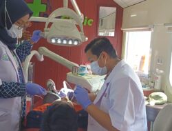 Ratusan Warga Periksakan Kesehatan di Rail Clinic di Stasiun Ketanggungan Brebes