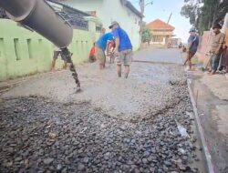 Warga Luwungragi Brebes Gelar Syukuran, Jalan Diperbaiki oleh Dermawan dengan Uang Pribadi