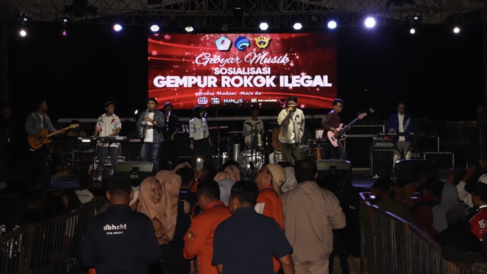 Konser Evan Loss Gempur Rokok Ilegal