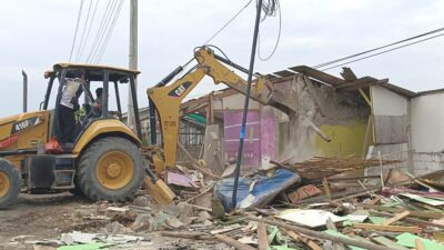 Warung Remang di Bancang Losari Brebes Dibongkar