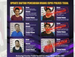 Tiga DPO Tahanan Kabur dari Rutan Polres Tegal Berhasil Ditangkap, Tiga Lainnya Masih Buron
