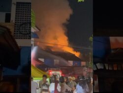 Empat Kios di Pasar Randugunting Kota Tegal Terbakar, Ini Penyebabnya