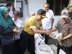 Tekan Angka Miskin Ekstrem, Ratusan Warga Miskin di Brebes Digelontor Bantuan Ayam Ternak