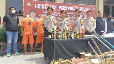Polres Brebes Ungkap 63 Kasus Jepang Ramadan, dari Narkoba hingga Perjudian
