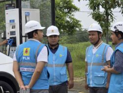 Sambut Mudik Lebaran, PLN Inspeksi Kesiapan Stasiun Pengisian Kendaraan Listrik Umum