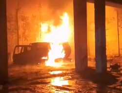 Empat Korban Gudang Solar Terbakar Dilarikan ke RS Bhakti Asih Brebes Akibat Luka Bakar
