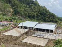 Progres Pembangunan Huntara untuk Korban Bencana Tanah Bergerak di Brebes Terkendala Cuaca