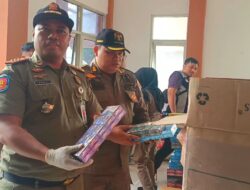 Satpol PP Brebes Amankan 40 Ribu Batang Rokok Ilegal dan Seorang Penjual saat Razia