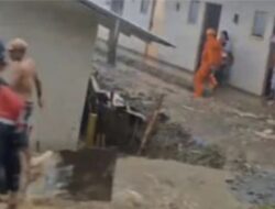 Sehari Diresmikan Bupati, Hunian Sementara Korban Tanah Bergerak di Brebes Tergenang Air