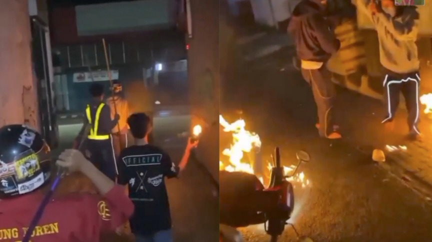 Video Aksi Viral Gangster di Brebes