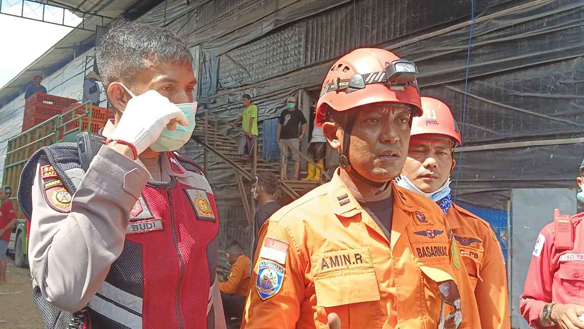 Kandang Ayam di Brebes Ambruk