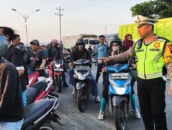 Lawan Arus di Pantura Brebes, Dalam 15 Menit 116 Kendaraan Terjaring Razia Polisi