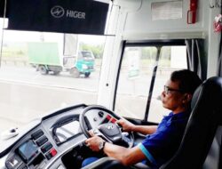 Pak Wawi Bagikan Pengalaman Pertama Mengemudikan Bus Listrik Bekasi-Yogyakarta