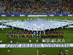 UEFA Akhirnya Kecam Agresi Israel dengan Spanduk, Meski Masih Tidak Penuh