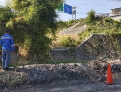 Semburan Lumpur Dampak Pembangunan Pipa Gas Bumi Kembali Muncul di dekat Tol Brebes