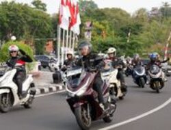 Merah Putih Honda PCX Warnai Perayaan HUT RI di Semarang