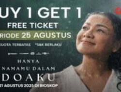 Tiket Nonton Film Hanya Namamu Dalam Doaku 2025 di CGV: Promo Buy 1 Get 1 Free