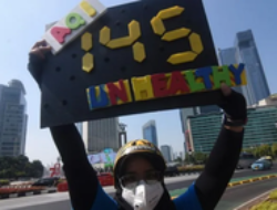 Kualitas Udara Jakarta Buruk, Peringkat Ketiga Terburuk Dunia