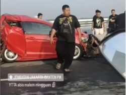 Tragedi Penusukan di Jembatan PIK 2, Mobil-Mobil Ini Berubah Bentuk Berurutan