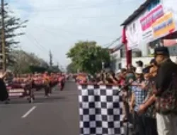 Meriahnya Gerak Jalan dan Drumband SMP Se-Banyumas, Bupati Harap Jadi Tradisi Tahunan