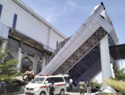 Bangunan KPT Brebes Ambruk saat Pelaksanaan Lomba, Sejumlah Korban Alami Luka-luka