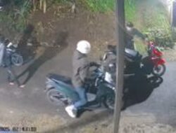 Aksi Pencurian Motor di Cilongok Terekam CCTV, Pelaku Masih Buron