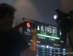 IHSG Naik 2,19% Awal Pekan, Cek Saham Asing Net Buy dan Net Sell Terbesar