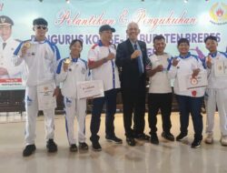 Lantik Pengurus KOK, KONI Brebes Beri Bonus Atlet Peraih Medali PON Kudus 2025
