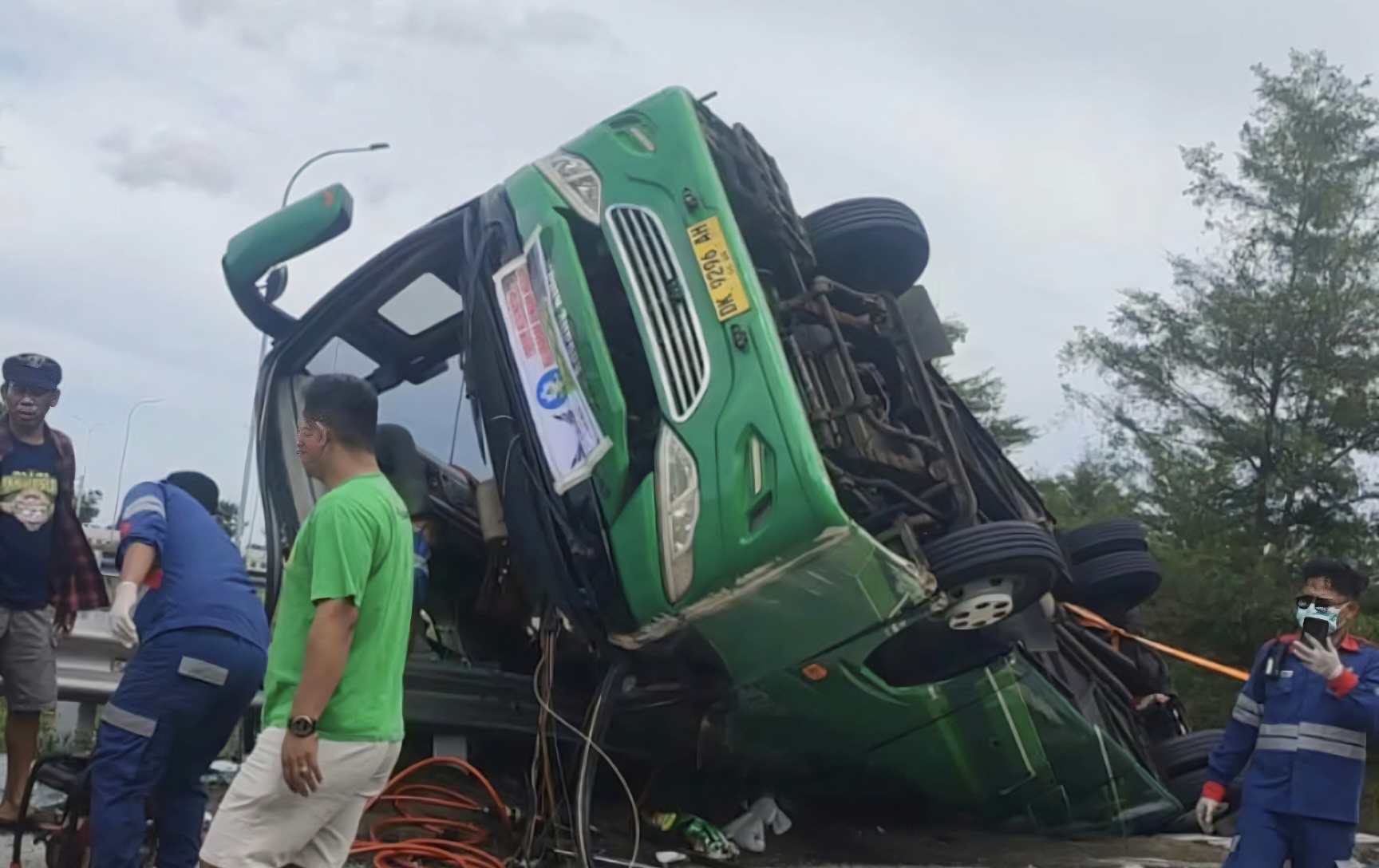 Kecelakaan Bus di Pemalang