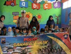 Budayakan Tertib Berlalulintas Sejak Dini, Polantas Brebes Menyapa Pelajar TK
