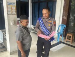 Polantas Brebes Sapa Pemohon Registrasi Kendaraan, Wujudkan Pelayanan Humanis di Samsat