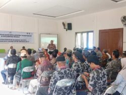 Polantas Brebes Menyapa, Ketua RT dan RW Diajak Tertib Berlalu Lintas