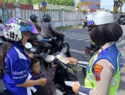Sosialisasikan Ops Zebra 2025, Polantas Brebes Menyapa Pengguna Jalan