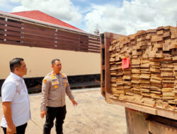 Operasi Wanalaga Telabang 2025: Polres Lamandau Tangkap Pelaku Illegal Logging dan Amankan Truk