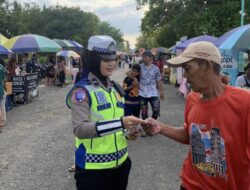 Polantas Brebes Menyapa Warga CFD, Dekatkan Diri Lewat Edukasi dan Pelayanan Publik