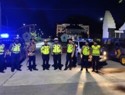 Jaga Rasa Aman di Malam Hari, Polantas Brebes Menyapa dengan Patroli Presisi