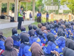 Polantas Brebes Menyapa, Pramuka Saka Bhayangkara Diminta jadi Agen Duta Keselamatan Berlalu Lintas