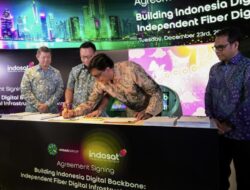 Indosat, Arsari Group, dan Northstar Group Bentuk Platform Serat Optik Digital Independen