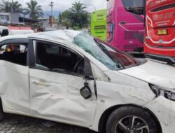 Foto-foto Kecelakaan Beruntun di Jalan Parakan-Kertek Wonosobo