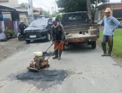Target Rampung H-7 Lebaran, Pemkab Brebes Kebut Penambalan Jalan di Jalur Mudik
