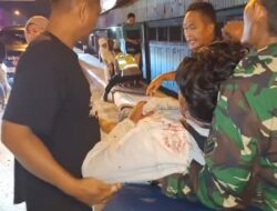 Kaget dengan Penyeberang Jalan, Pemudik Suami Istri Alami Kecelakaan di Pantura Brebes