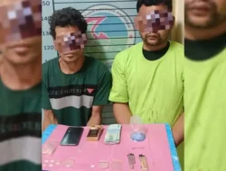 Satresnarkoba Polres Landak Tangkap Dua Pengedar Sabu di Rumah Saat Santai