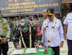 Wabup Brebes Buka TMMD Sengkuyung Dibuka di Sridadi, Sinergi Bangun Desa
